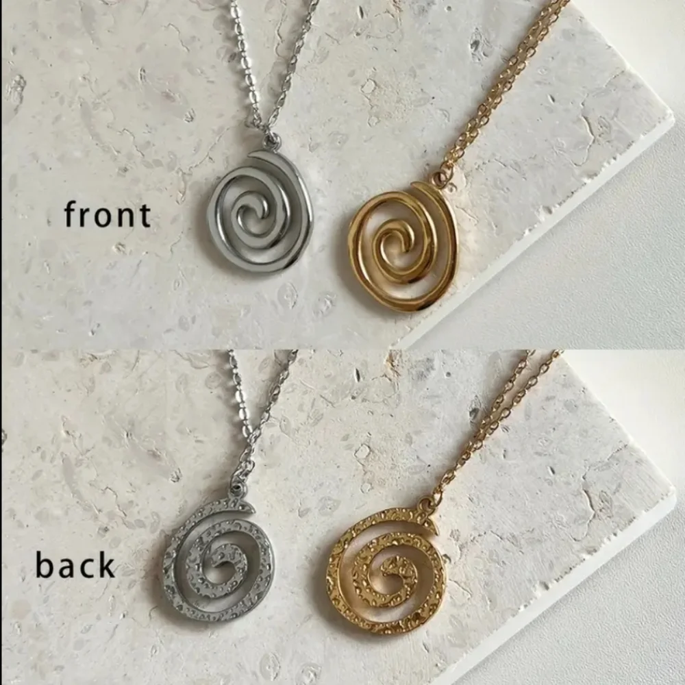 Silver Swirl Necklace